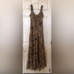 Jones New York Animal Print Maxi Skirt